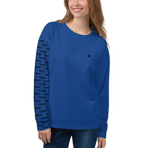 YAKWARY Women Blue Special Sweatshirt