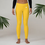 YAKWARY Women Yellow Leggings