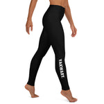 YAKWARY Black Yoga Leggings Without Pocket