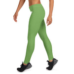 YAKWARY Women Green Leggings