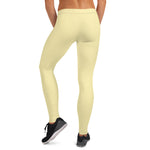 YAKWARY Women Yellow Leggings