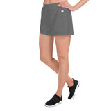 YAKWARY Women Gray Athletic Short Shorts