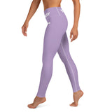 YAKWARY Purple Yoga Leggings Without Pocket