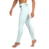 YAKWARY Blue Yoga Leggings With Pocket