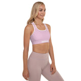 YAKWARY Women Pink Padded Sports Bra