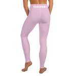 YAKWARY Pink Yoga Leggings Without Pocket