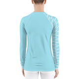 YAKWARY Women Blue Special Rash Guard