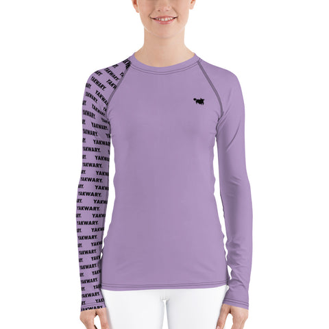 YAKWARY Women Purple Special Rash Guard