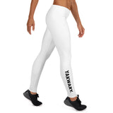 YAKWARY Women White Leggings