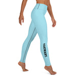 YAKWARY Blue Yoga Leggings With Pocket