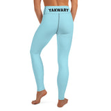 YAKWARY Blue Yoga Leggings With Pocket