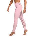 YAKWARY Pink Yoga Leggings Without Pocket