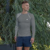 YAKWARY Men Gym Special Gray Rash Guard