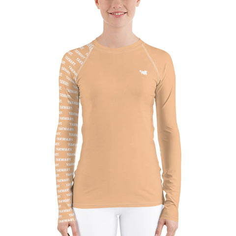 YAKWARY Women Brown Special Rash Guard