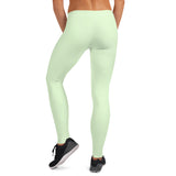 YAKWARY Women Green Leggings