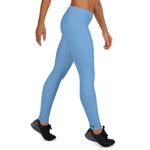 YAKWARY Women Blue Leggings