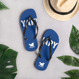 YAKWARY Blue Flip-Flops