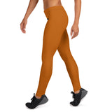 YAKWARY Women Brown Leggings