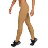 YAKWARY Women Brown Leggings