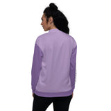 YAKWARY Women Purple Bomber Jacket