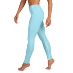 YAKWARY Blue Yoga Leggings With Pocket