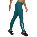 YAKWARY Women Turquoise Leggings