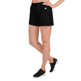 YAKWARY Women Black Athletic Short Shorts