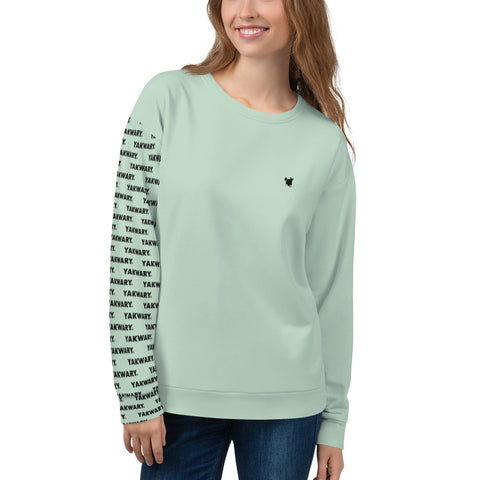 YAKWARY Women Turquoise Special Sweatshirt