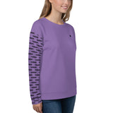 YAKWARY Women Purple Special Sweatshirt