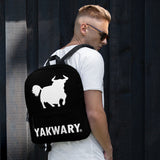 YAKWARY Men Black Backpack