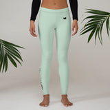 YAKWARY Women Turquoise Leggings