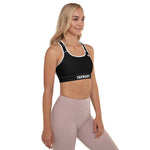 YAKWARY Women Black Padded Sports Bra