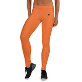 YAKWARY Women Orange Leggings