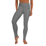 YAKWARY Gray Yoga Leggings Without Pocket