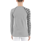 YAKWARY Women Gray Special Rash Guard