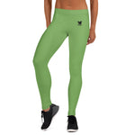 YAKWARY Women Green Leggings