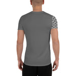 YAKWARY Men Gray Sports T-shirt