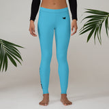 YAKWARY Women Blue Leggings