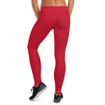 YAKWARY Women Red Leggings