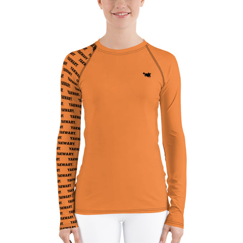 YAKWARY Women Orange Special Rash Guard