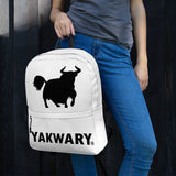 YAKWARY Women White Backpack