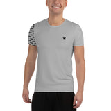 YAKWARY Men Gray Sports T-shirt