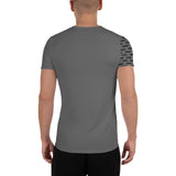 YAKWARY Men Gray Sports T-shirt