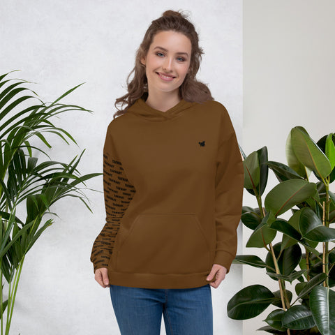 YAKWARY Women Brown Special Hoodie