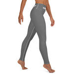 YAKWARY Gray Yoga Leggings With Pocket