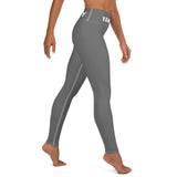 YAKWARY Gray Yoga Leggings With Pocket