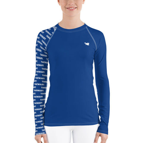 YAKWARY Women Blue Special Rash Guard