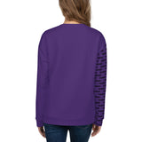 YAKWARY Women Purple Special Sweatshirt