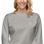 YAKWARY Women Embroidered Fleece Pullover