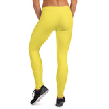 YAKWARY Women Yellow Leggings